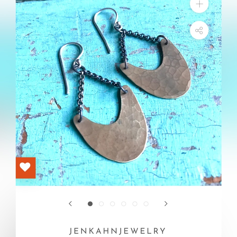 Jen Kahn Jewelry Tiny Silver Pendulum Earrings